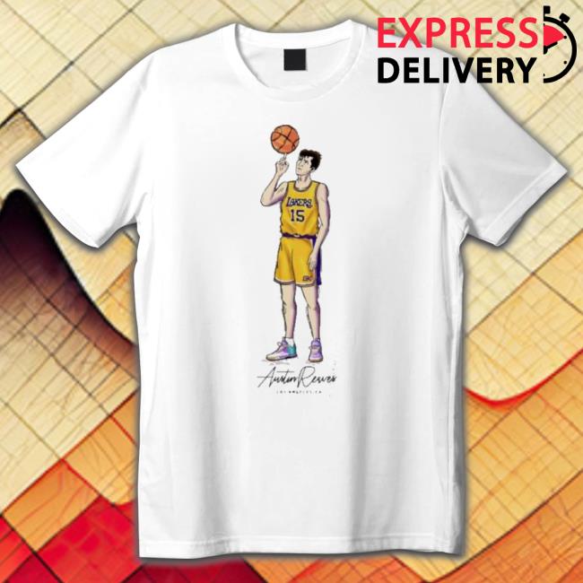 Los Angeles Lakers Saucetin Austin Reaves T-shirt Los Angeles Lakers Saucetin Austin Reaves T-shirt