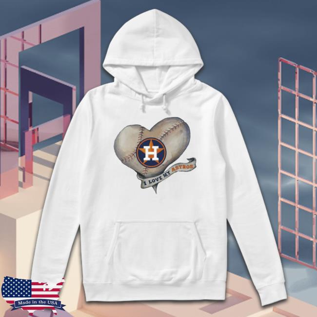 Houston Astros Baseball Heart Banner I Love My Astros Shirt Houston Astros Baseball Heart Banner I Love My Astros Shirt