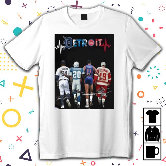 Detroit’s Mount Rushmore Signatures t- shirt Detroit’s Mount Rushmore Signatures t- shirt