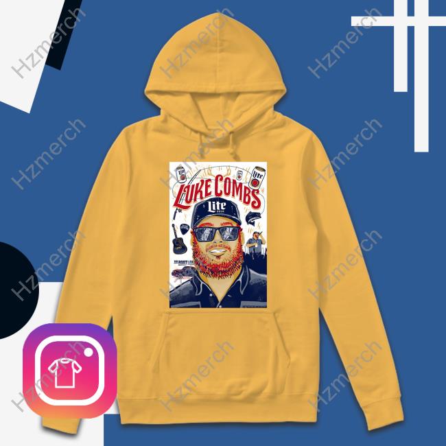 Luke Combs Miller lite shirt, hoodie, sweater, long sleeve and tank top