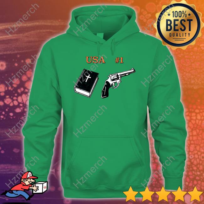 Usa 1 Bible Book Gun New Shirt Usa 1 Bible Book Gun New Shirt