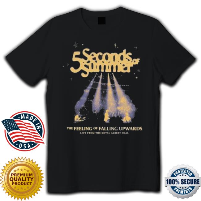 5 Seconds Of Summer Merch Albert Hall shirt 5 Seconds Of Summer Merch Albert Hall shirt