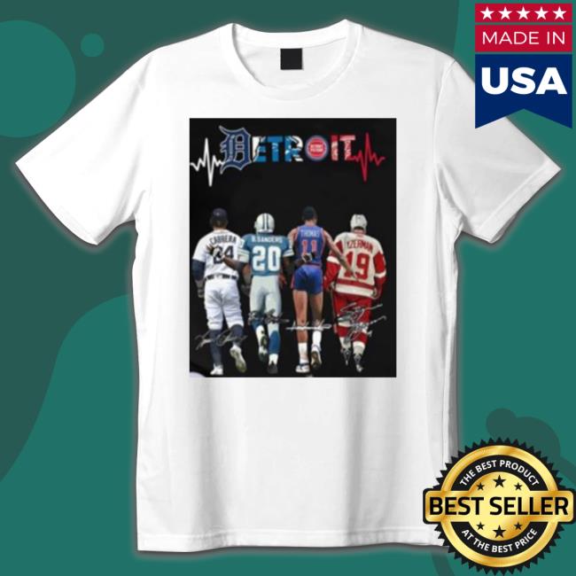 Detroit’s Mount Rushmore Signatures t- shirt Detroit’s Mount Rushmore Signatures t- shirt