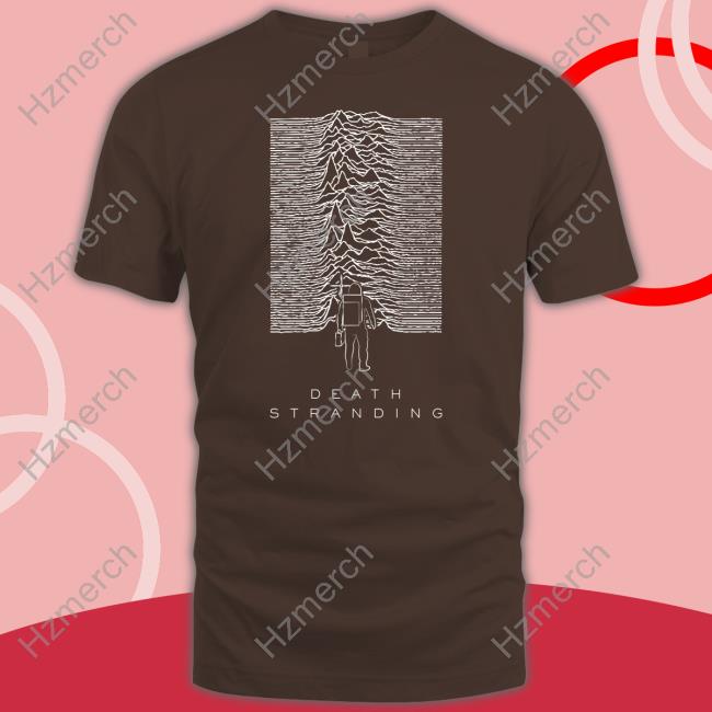 Death Stranding Joy Division T-Shirt Manwearinghelmet Death Stranding Joy Division T-Shirt Manwearinghelmet
