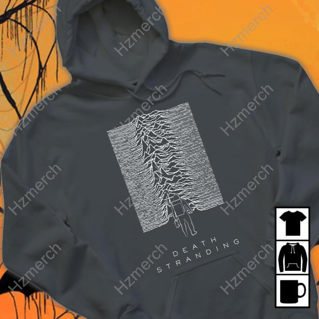Death Stranding Joy Division T-Shirt Manwearinghelmet Death Stranding Joy Division T-Shirt Manwearinghelmet