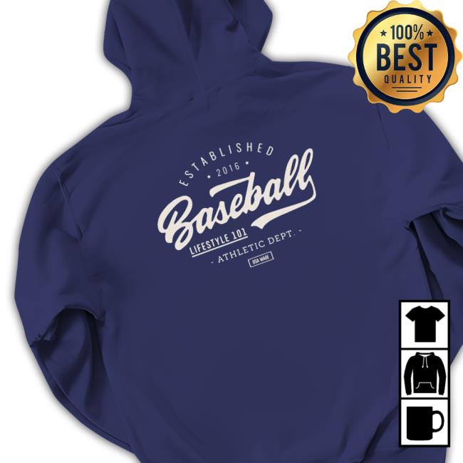 Baseball Lifestyle 101 Established Crewneck Sweatshirt Baseball Lifestyle 101 Established Crewneck Sweatshirt