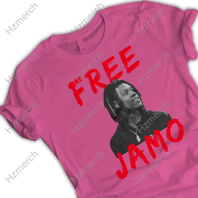 Official Detroit Lions Kerby Joseph Wearing Free Jamo T-shirt