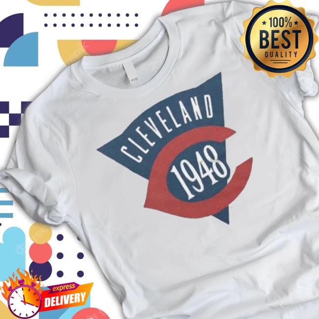 Official Cleveland 1948 champs indians mlb world series baseball T