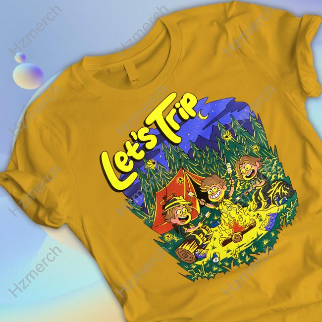 Sturnioloclothing Let's Trip Campfire Tee Sturnioloclothing Let's Trip Campfire Tee
