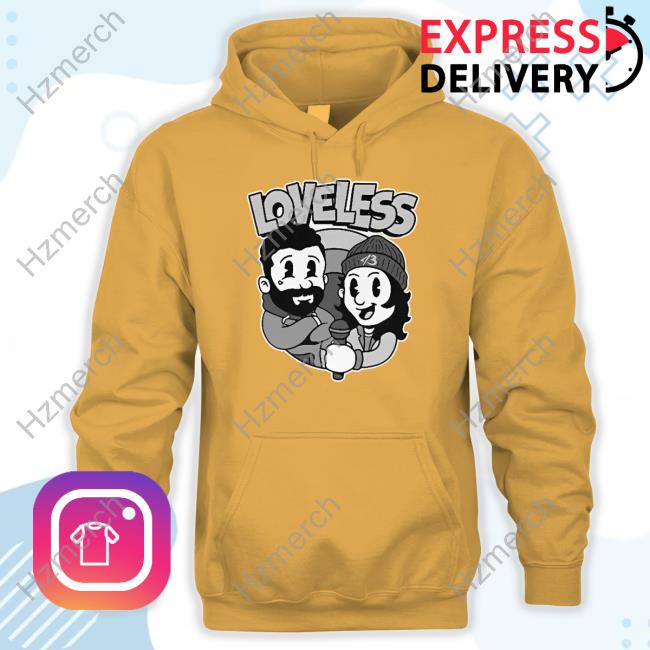 Loveless Cartoon Hoodied Sweatshirt Loveless Cartoon Hoodied Sweatshirt