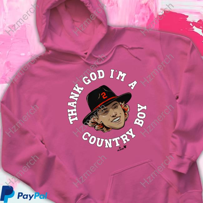 Gunnar Henderson Thank God I'm A Country Boy T-shirt,Sweater, Hoodie, And  Long Sleeved, Ladies, Tank Top