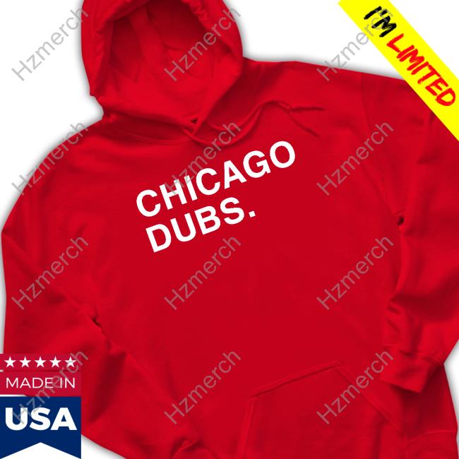 Obvious Shirts Chicago Dubs Hooded Sweatshirt Obvious Shirts Chicago Dubs Hooded Sweatshirt