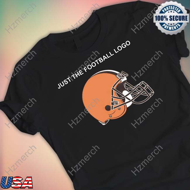 Homage Shop Cleveland Browns Just The Football Logo Long Sleeve