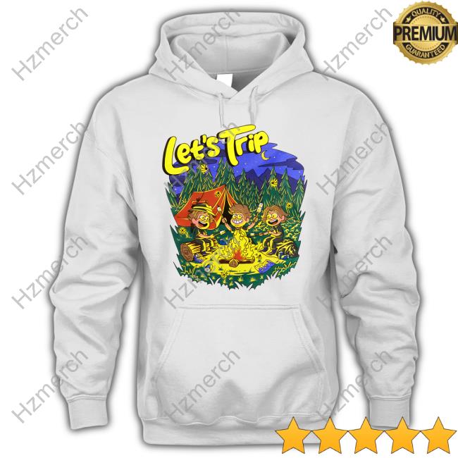 Sturnioloclothing Let's Trip Campfire Tee Sturnioloclothing Let's Trip Campfire Tee