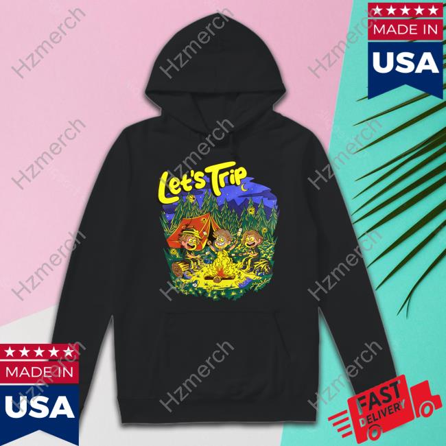 Sturnioloclothing Let's Trip Campfire Tee Sturnioloclothing Let's Trip Campfire Tee