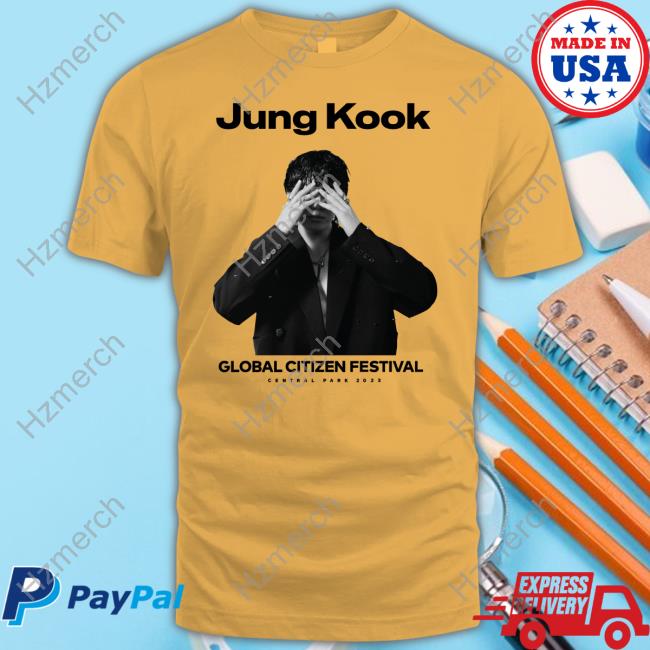 Global Citizen Merch Jungkook Global Citizen Festival Central Park