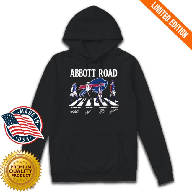 Official buffalo Bills abbott road white davis diggs and allen signatures  shirt, sweatshirt, hoodie, v-neck tee