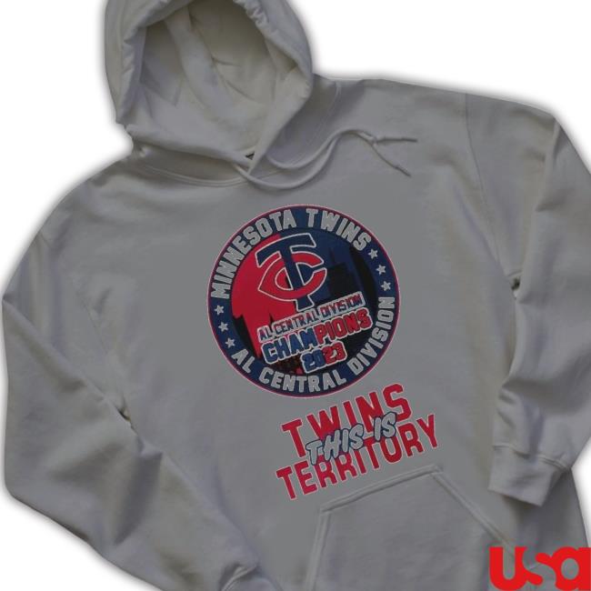 Official this Is Twins Territory 2023 Al Central Division Champions Minnesota  Twins Shirt, hoodie, sweater, long sleeve and tank top