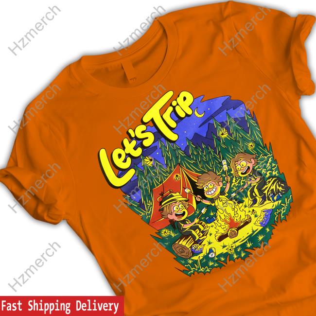 Sturnioloclothing Let's Trip Campfire Tee Sturnioloclothing Let's Trip Campfire Tee