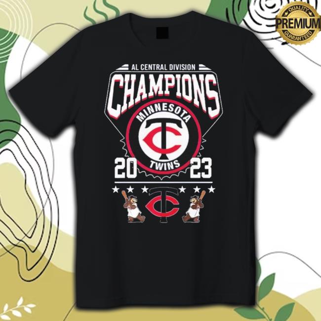 Official AL Central Division Champions 2023 Minnesota Twins Mascot shirt,  hoodie, sweater, long sleeve and tank top