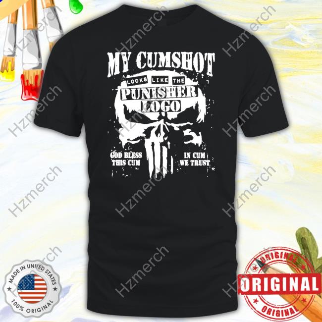 My Cumshot Looks Like The Punisher Logo Hoodied Sweatshirt My Cumshot Looks Like The Punisher Logo Hoodied Sweatshirt