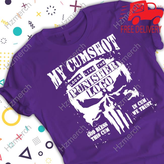 My Cumshot Looks Like The Punisher Logo Hoodied Sweatshirt My Cumshot Looks Like The Punisher Logo Hoodied Sweatshirt