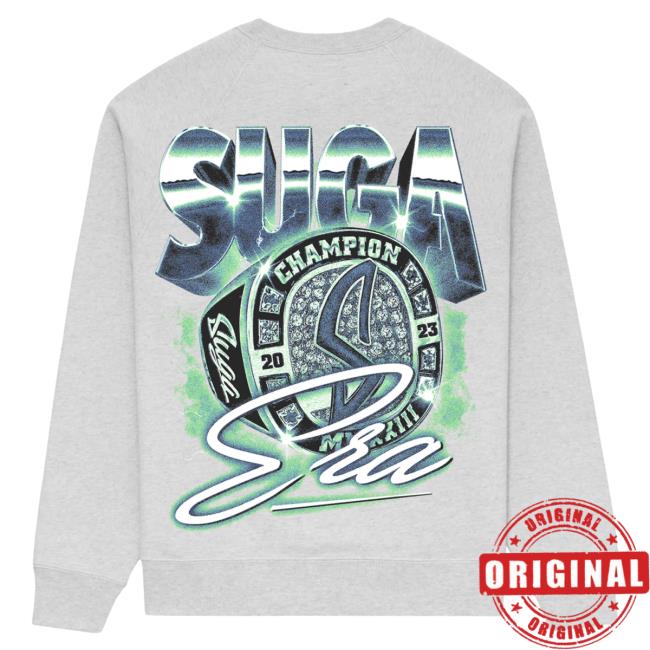 Official The Suga Merch Shop Suga Era Ring Heather Grey Popover Hoodie Sugashop Store Official The Suga Merch Shop Suga Era Ring Heather Grey Popover Hoodie Sugashop Store