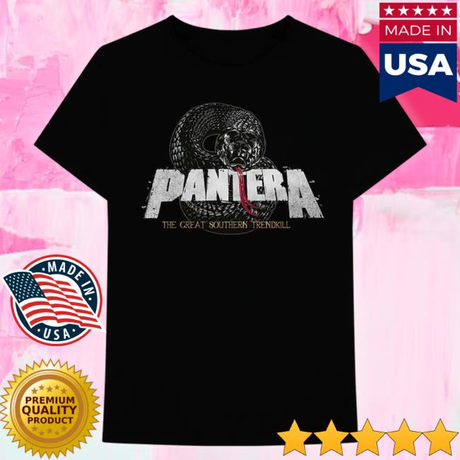 Official Pantera Merch Store Pantera Snake Trendkill Shirt New Official Pantera Merch Store Pantera Snake Trendkill Shirt New