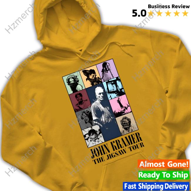 Official John Kramer The Jigsaw Tour T Shirt Official John Kramer The Jigsaw Tour T Shirt