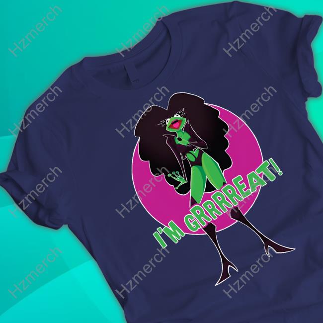 Chermit Frog I'm Grrrrreat T Shirt Chermit Frog I'm Grrrrreat T Shirt