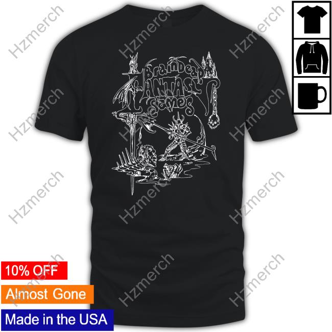 Wearebraindead Braindead Fantasy Games Dungeon Crawler New Shirt Wearebraindead Braindead Fantasy Games Dungeon Crawler New Shirt
