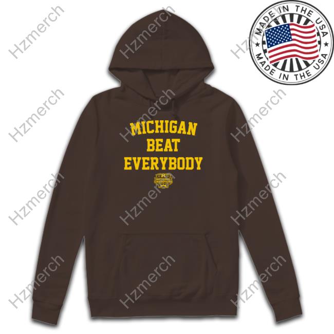 Darren Rovell Michigan Beat Everybody National Champs Tee Darren Rovell Michigan Beat Everybody National Champs Tee