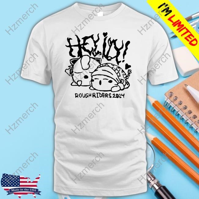 Official Hey Ily Rough Riders 2024 Crewneck Sweatshirt Official Hey Ily Rough Riders 2024 Crewneck Sweatshirt