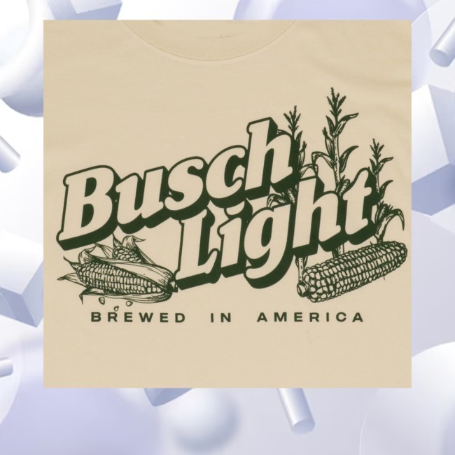 Shop Beer Gear Busch Light Brewed In America Tee - Hzmerch
