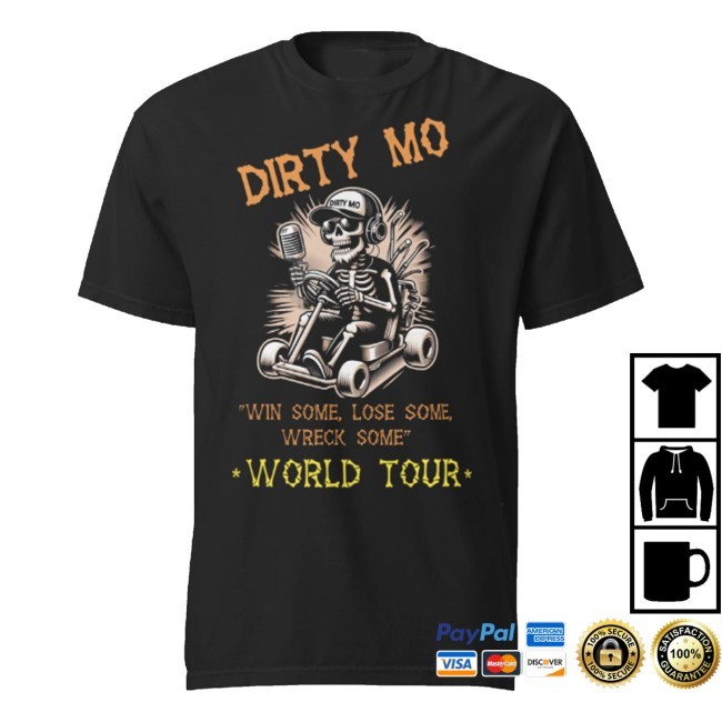 Dirty Mo Win Some Lose Some Wreck Some World Tour Tank Top Dirty Mo Media Merch Store Dmm Concert - Hzmerch