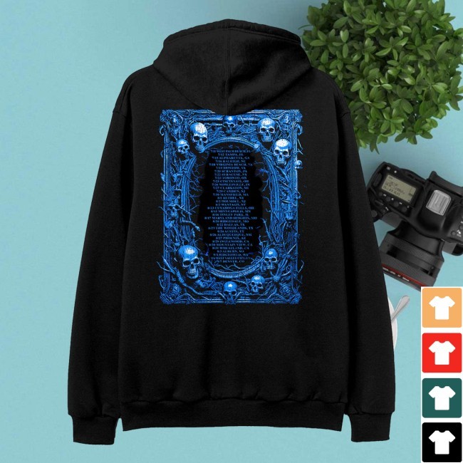 Offspring Merch Store Sitting Skeleton 2025 Tour Tank Top - Hzmerch