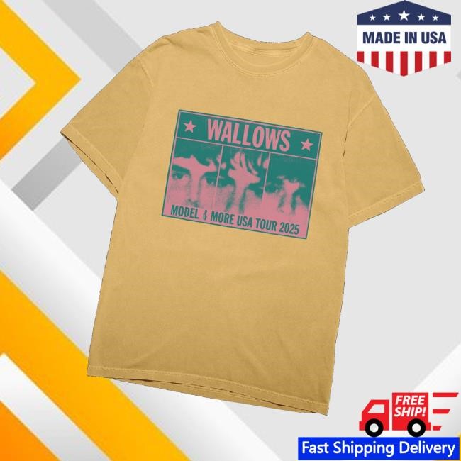 Wallowsmusic Merch Colorblock Faces New Shirt - Hzmerch
