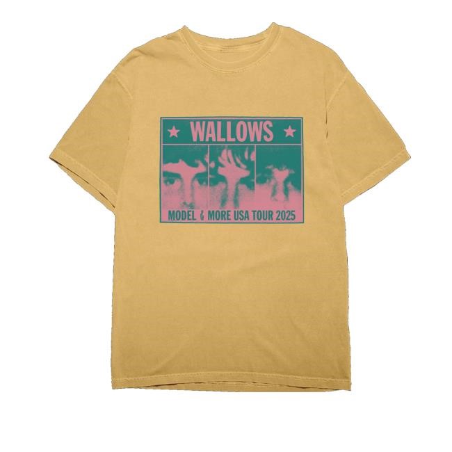 Wallowsmusic Merch Colorblock Faces New Shirt - Hzmerch