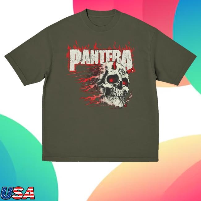 Official Pantera Moking Skull 2025 Tour Hoodie - Hzmerch